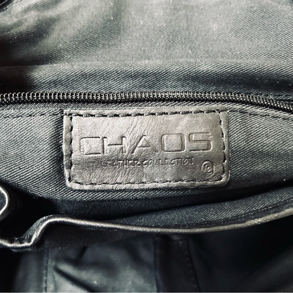Chaos Leather Shoulder Bag. Half Structured & Half Hobo. Excellent Condition - Picture 9 of 12